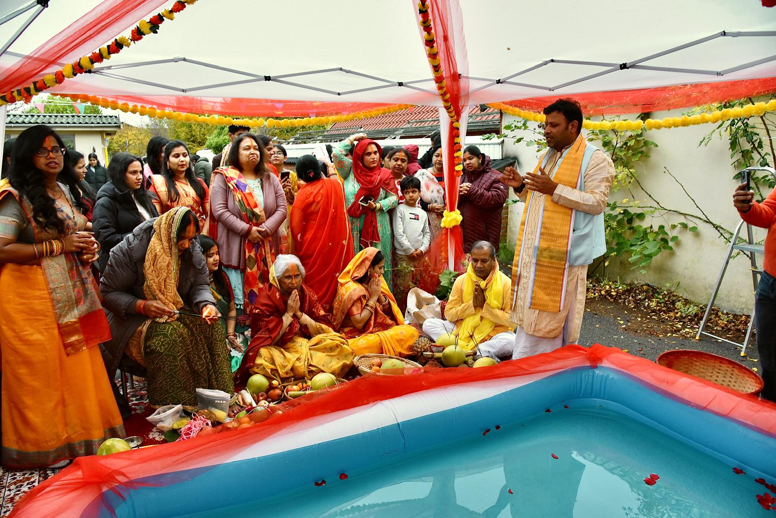 Chhath Puja celebration