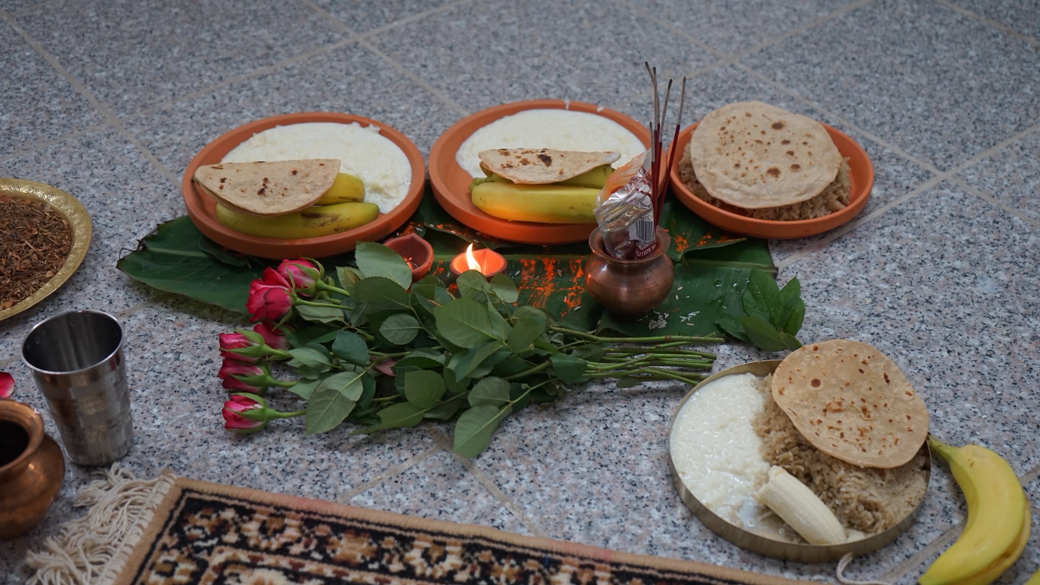 Traditional Chhath Pooja prasad and offerings